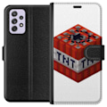 Miniatyrbillede 1 af 3: Samsung Galaxy A52s 5G Tegnebogsetui Minecraft TNT