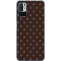 Kompatibelt Mobildeksel til Xiaomi Redmi Note 10 5G Brune sjokoladeprikker brun