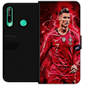 Miniatyrbillede 1 af 3: Huawei P40 lite E Tegnebogsetui Ronaldo Færdigheder - CR7 Design for Ægte Fans