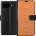 Kompatibel Tegnebogsetui til Google Pixel 10a Orange krybdyrskæl orange