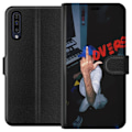Miniatyrbillede 1 af 3: Samsung Galaxy A50 Tegnebogsetui Kærlighed Mystik Design Romantisk Motiv Populært Grafisk Mønster Mode Stil