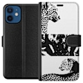 Pikkukuva 1 / 3: Apple iPhone 12  Lompakkokotelo Leopard Faces