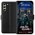 Miniatyrbild 1 av 3: Samsung Galaxy S21 FE 5G Plånboksfodral Squid Game Säsong 3 Seriefigurer Populärt TV Serie Motiv Ikoner Spänning Drama Asiatisk Design Trend