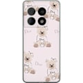 Miniatyrbillede 1 af 3: OnePlus 10 Pro Gennemsigtig cover Teddy Dior Vibes - luksuriøs bamse i modetil