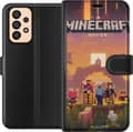 Kompatibelt Plånboksfodral till Samsung Galaxy A33 5G Minecraft Pixel Game Bygg Block