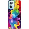 Miniatyrbild 1 av 3: OnePlus Nord CE 2 5G Genomskinligt Skal Color Splash Abstrakt Konst Design Färgstarkt Mönster Modern Populär Väggkonst Grafiskt Trend