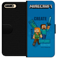 Pikkukuva 1 / 3: Huawei Y6 (2018) Lompakkokotelo Minecraft Luolastot