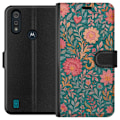 Pikkukuva 1 / 3: Motorola Moto E6i Lompakkokotelo Floral Dream