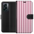Kompatibelt Lommeboketui til OnePlus Nord N300 Rosa striper rosa
