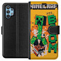 Miniatyrbillede 1 af 3: Samsung Galaxy A32 5G Tegnebogsetui Minecraft Boom