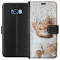 Pikkukuva 1 / 3: Samsung Galaxy S8 Lompakkokotelo Kitten Neule