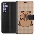Pikkukuva 1 / 3: Samsung Galaxy A54 Lompakkokotelo Mobilskal kawaii capybara flera figurer japansk stil