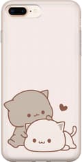Kompatibelt Mobilskal till Apple iPhone 8 Plus Kawaii Söta katter