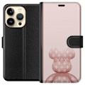 Miniatyrbillede 1 af 3: Apple iPhone 15 Pro Tegnebogsetui LV Pink Bjørn