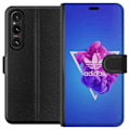 Miniatyrbild 1 av 3: Sony Xperia 1 V Plånboksfodral Adidas-inspirerad blå design