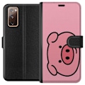 Miniatyrbillede 1 af 3: Samsung Galaxy S20 FE Tegnebogsetui Kawaii Piggy