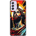 Pikkukuva 1 / 3: Samsung Galaxy A82 5G Läpinäkyvä kuori Jeesus ja Kortti - uskonnollinen motiivi syvällä symboliikalla