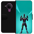 Miniatyrbillede 1 af 3: Nokia 5.4 Tegnebogsetui sort ridder fortnite