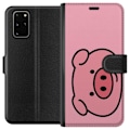 Miniatyrbillede 1 af 3: Samsung Galaxy S20+ Tegnebogsetui Kawaii Piggy