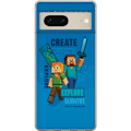 Pikkukuva 1 / 3: Google Pixel 7 Läpinäkyvä kuori Minecraft Luolastot