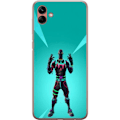 Miniatyrbillede 1 af 3: Samsung Galaxy A04 Gennemsigtig cover sort ridder fortnite