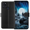 Miniatyrbillede 1 af 3: Samsung Galaxy A21s Tegnebogsetui Ulve