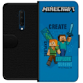 Miniatyrbillede 1 af 3: OnePlus 7T Pro Tegnebogsetui Minecraft Huler
