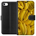 Miniatyrbild 1 av 3: Apple iPhone 6s Plånboksfodral Banana Pattern – lekfullt mönster med gula bananer