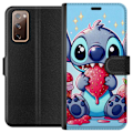 Pikkukuva 1 / 3: Samsung Galaxy S20 FE Lompakkokotelo Strawberry Stitch