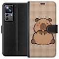 Miniatyrbillede 1 af 3: Xiaomi 12T Tegnebogsetui Mobilskal kawaii capybara flera figurer japansk stil