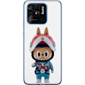 Miniatyrbillede 1 af 3: Xiaomi Redmi 10C Gennemsigtig cover How2work Labubu Monstre x