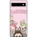 Miniatyrbillede 1 af 3: Google Pixel 6a Gennemsigtig cover Labubu Pop Mart Karakterer Figurer Samlerobjekt Populær Figursærie Design Pop Mart Leksakskunst Motiv