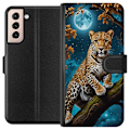 Pikkukuva 1 / 3: Samsung Galaxy S21 Lompakkokotelo Leopard