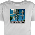 Pikkukuva 1 / 8: Lasten T-paita | Mukava T-paita Lapsille A Minecraft Movie harmaa 5-6 Vuotta