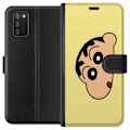 Pikkukuva 1 / 3: Samsung Galaxy A02s Lompakkokotelo Peeking Shinchan