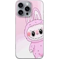 Miniatyrbild 1 av 3: Apple iPhone 16 Pro Max Genomskinligt Skal Labubu Bunny Series