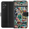 Pikkukuva 1 / 3: Samsung Galaxy A15 5G Lompakkokotelo Minecraft Taide