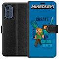 Miniatyrbillede 1 af 3: Motorola Moto E32s Tegnebogsetui Minecraft Huler