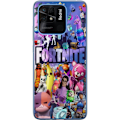 Pikkukuva 1 / 3: Xiaomi Redmi 10C Läpinäkyvä kuori Fortnite Skins Emotes Bat