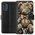 Pikkukuva 1 / 3: Motorola Moto E32s Lompakkokotelo Teddy Vuitton