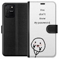 Miniatyrbild 1 av 3: Samsung Galaxy S10 Lite Plånboksfodral You Don’t Know My Password – edgy textmotiv med attityd
