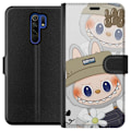 Pikkukuva 1 / 3: Xiaomi Redmi 9 Lompakkokotelo Labubu Minimal Mood - Yksinkertainen ja tyylikäs hirviösuunnittelu