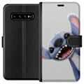 Miniatyrbillede 1 af 3: Samsung Galaxy S10 Tegnebogsetui Stitch i fart - Kawaii-design
