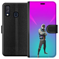 Miniatyrbillede 1 af 3: Samsung Galaxy A40 Tegnebogsetui sort ridder fortnite