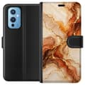 Miniatyrbilde 1 av 3: Kompatibelt Lommeboketui til OnePlus 9 Høstagat beige