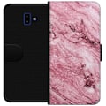 Pikkukuva 1 / 3: Samsung Galaxy J6+ Lompakkokotelo Glitteri Marmori