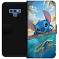Miniatyrbillede 1 af 3: Samsung Galaxy Note9 Tegnebogsetui Stitch med skildpadde - sø