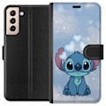 Miniatyrbillede 1 af 3: Samsung Galaxy S21 Tegnebogsetui Stitch Hoppende Glæde - Sjovt Design til Gave