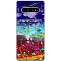 Kompatibelt Mobilskal till Samsung Galaxy S10+ MineCraft