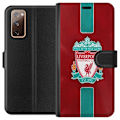 Miniatyrbillede 1 af 3: Samsung Galaxy S20 FE Tegnebogsetui Liverpool FC - Klassisk Fodboldstolthed i Rødt